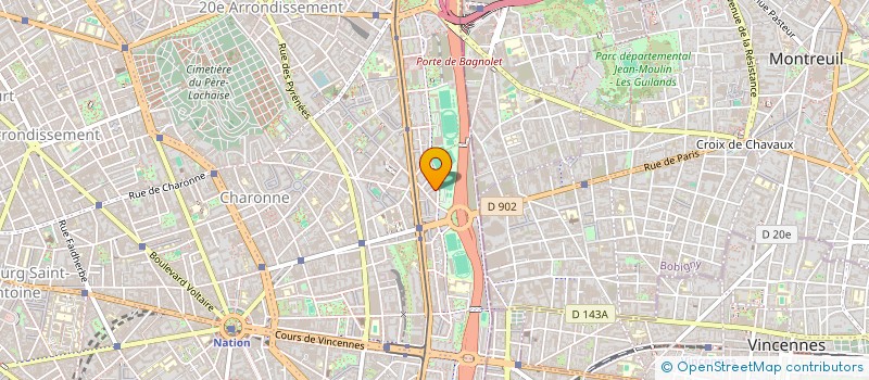 localisation de l'entreprise 2A-CDO : ASSOCIATION POUR L'AMENAGEMENT DE LA CITE DE LA DIASPORA A OURAGAHIO  PARIS