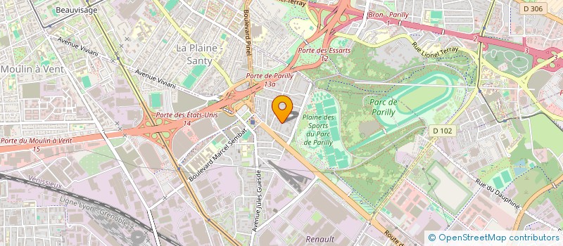 localisation de l'entreprise 2A CLEAN  VENISSIEUX