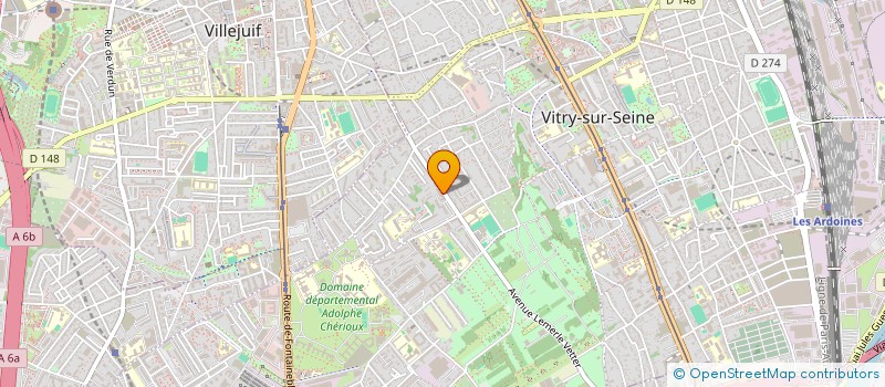 localisation de l'entreprise 2A COMPANY  VITRY-SUR-SEINE