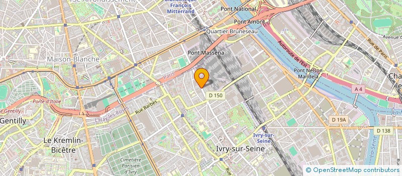 localisation de l'entreprise 2A CONCEPT'S  IVRY-SUR-SEINE