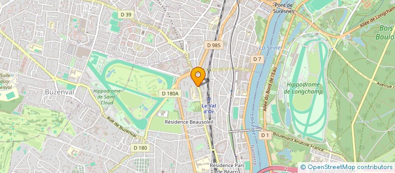 localisation de l'entreprise 2A CONSEIL  SAINT-CLOUD