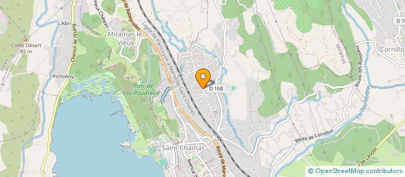 localisation de l'entreprise 2A CONSULT  SAINT-CHAMAS