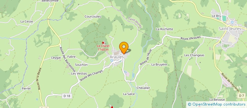 localisation de l'entreprise 2A.D&L.2FS  ARAULES