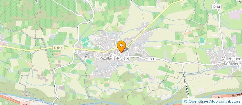 localisation de l'entreprise 2A D&M  PEZILLA-LA-RIVIERE