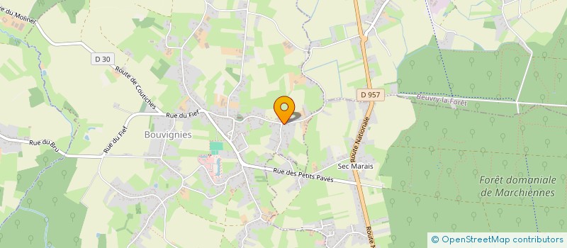 localisation de l'entreprise 2A DISTRIBUTION à BOUVIGNIES