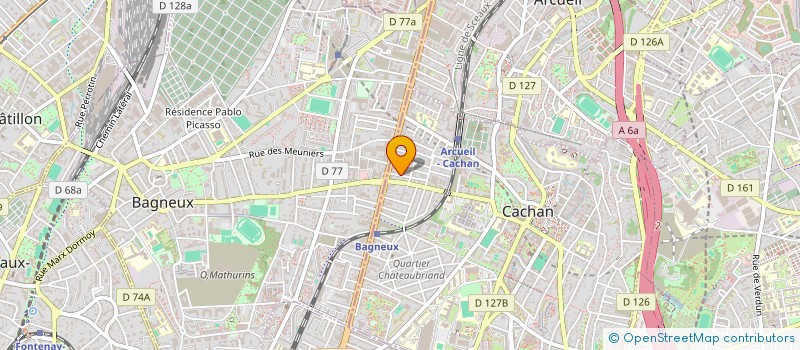 localisation de l'entreprise 2A EXPERTISE à CACHAN