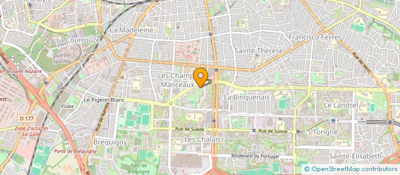 localisation de l'entreprise 2A EXPO à RENNES