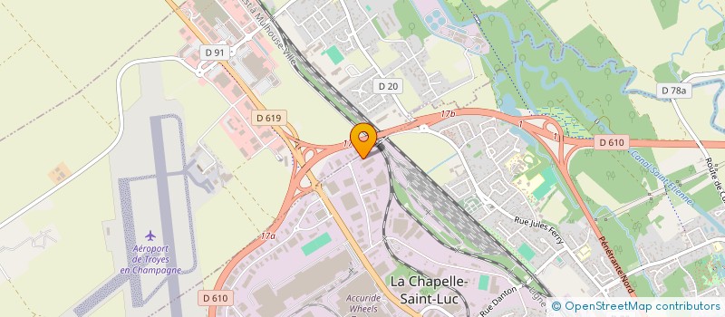 localisation de l'entreprise 2A FINANCES à TROYES