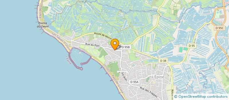localisation de l'entreprise 2A FRANCE à L'EPINE