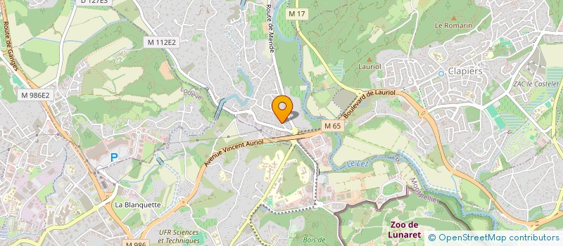 localisation de l'entreprise 2A FRANCES  MONTFERRIER-SUR-LEZ