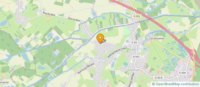 localisation de l'entreprise 2A IMB  HASNON