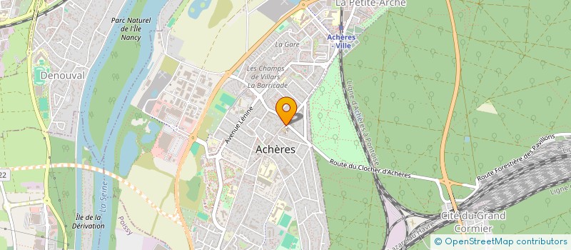 localisation de l'entreprise 2A IMMO 78  ACHERES