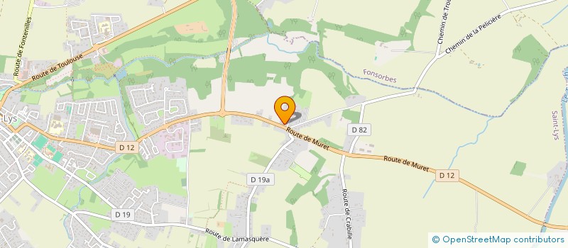 localisation de l'entreprise 2A IMMO  SAINT-LYS