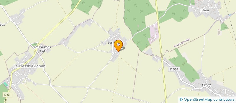 localisation de l'entreprise 2A IMMO 83  LE PLESSIS-GROHAN