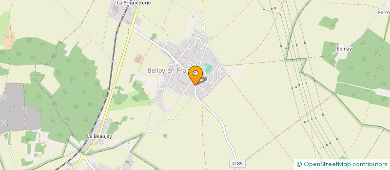 localisation de l'entreprise 2A IMMO  BELLOY-EN-FRANCE