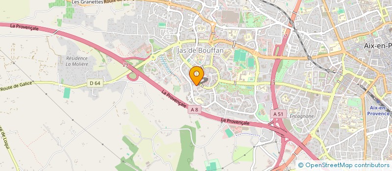 localisation de l'entreprise 2A IMMO à AIX-EN-PROVENCE