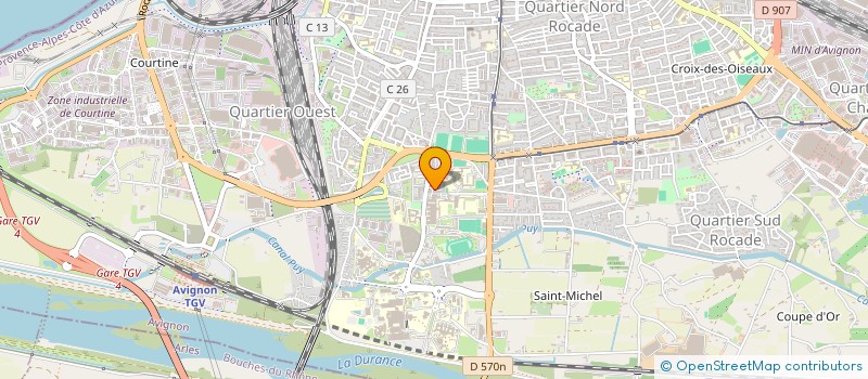 localisation de l'entreprise 2A IMMOBILIER  AVIGNON