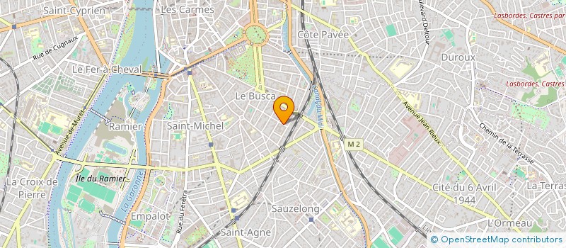 localisation de l'entreprise 2A IMMOS à TOULOUSE