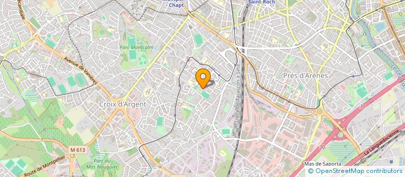 localisation de l'entreprise 2A IMMOSUD à MONTPELLIER