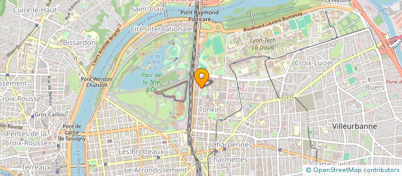 localisation de l'entreprise 2A MOBILIER  VILLEURBANNE