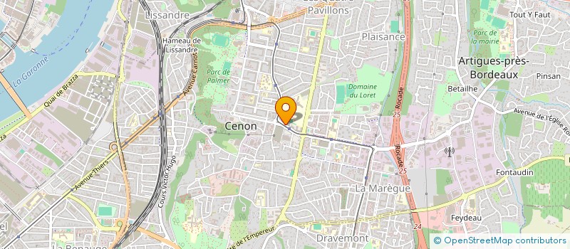 localisation de l'entreprise 2A MOBILITE  MERIGNAC