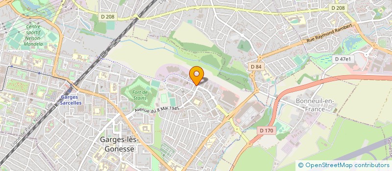 localisation de l'entreprise 2A.O.M  GARGES-LES-GONESSE