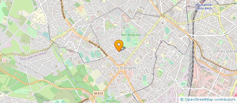 localisation de l'entreprise 2A PARQUETS ET BOIS à MONTPELLIER