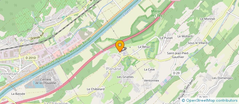 localisation de l'entreprise 2A PLANS  PLANAISE