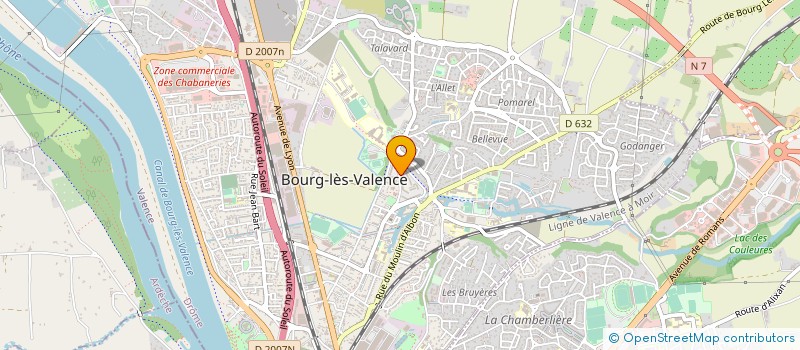 localisation de l'entreprise 2A PLOMBERIE à BOURG-LES-VALENCE