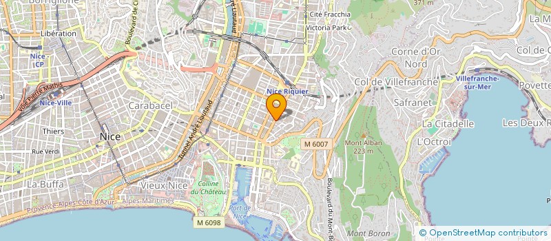 localisation de l'entreprise 2A RECRUTEMENT SUD EST à NICE