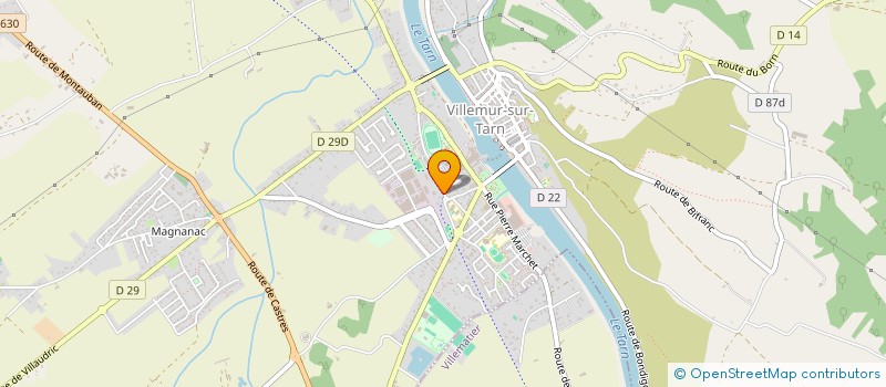 localisation de l'entreprise 2A RENOV 31  VILLEMUR-SUR-TARN