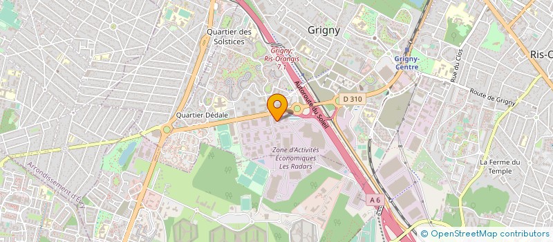 localisation de l'entreprise 2A S T BOURGOGNE CONCEPTS ET TECHNIQUES DE SECURITES  GRIGNY