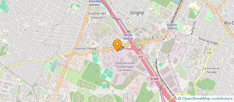 localisation de l'entreprise 2A S T CONCEPTS ET TECHNIQUES DE SECURITES  GRIGNY