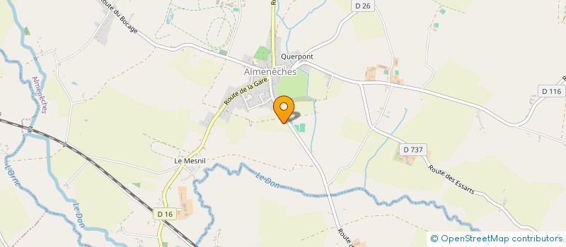 localisation de l'entreprise 2A SECURITE à ALMENECHES