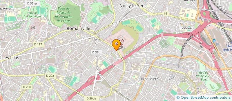 localisation de l'entreprise 2A SERVICES à ROMAINVILLE