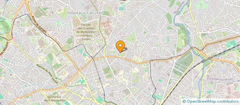 localisation de l'entreprise 2A SERVICES à MONTPELLIER
