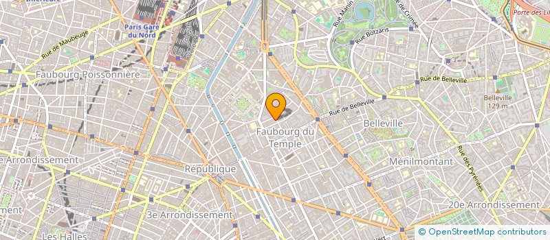 localisation de l'entreprise 2A TELE PROD à PARIS