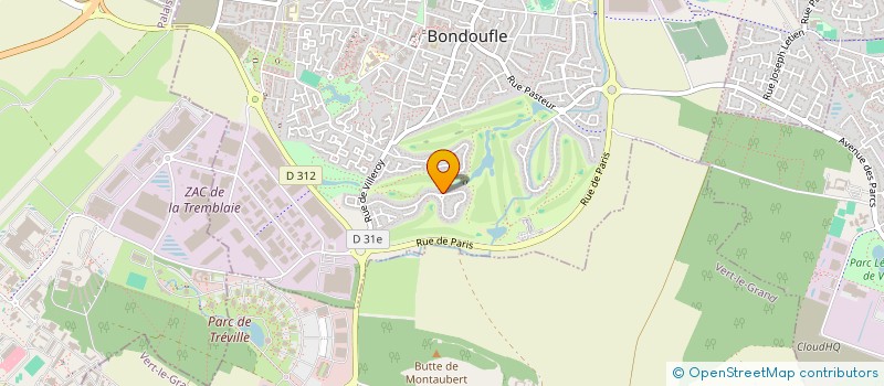 localisation de l'entreprise 2A TELECOM à BONDOUFLE