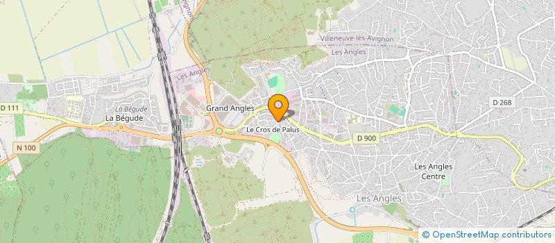 localisation de l'entreprise 2A TRANSPORT  LES ANGLES