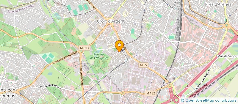 localisation de l'entreprise 2A VISION CARE à MONTPELLIER