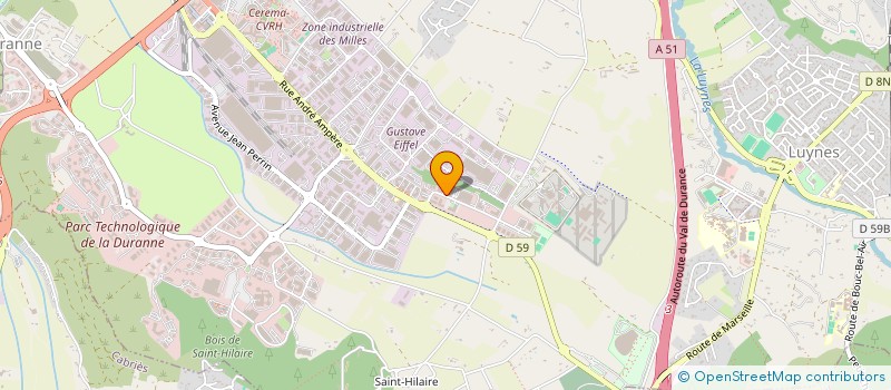 localisation de l'entreprise 2A1C IMMOBILIER à AIX-EN-PROVENCE