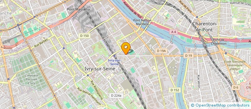 localisation de l'entreprise 2A2C à IVRY-SUR-SEINE