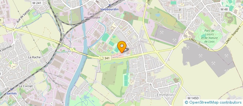 localisation de l'entreprise 2A2CS ACTION AUTOMOBILE CENTRE DE CONTROLE ET DE SECURITE  HAUBOURDIN