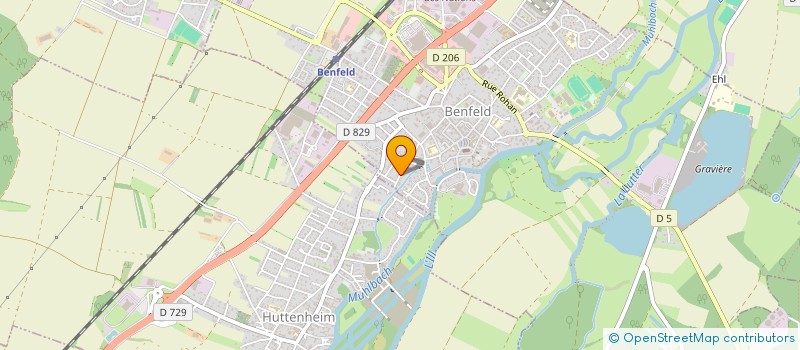 localisation de l'entreprise 2A2E  KOGENHEIM