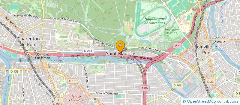 localisation de l'entreprise 2A2E CONSEIL à SAINT-MAURICE