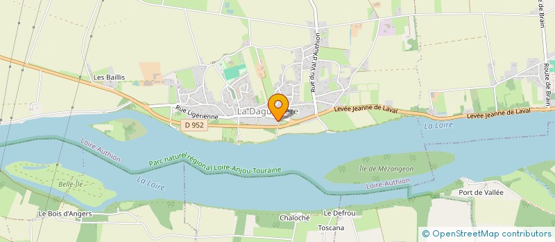 localisation de l'entreprise 2A2L  LOIRE-AUTHION