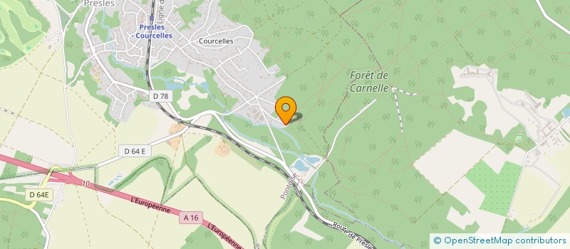 localisation de l'entreprise 2A2L  PRESLES