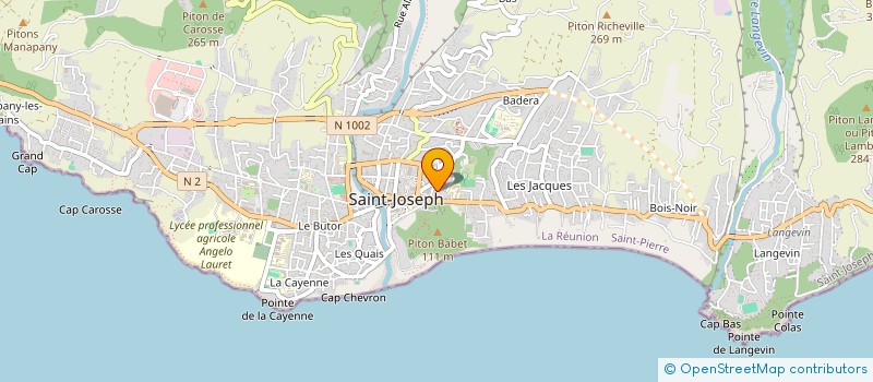 localisation de l'entreprise 2A2PI SERVICES à SAINT-JOSEPH
