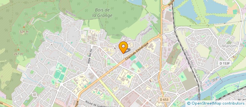 localisation de l'entreprise 2A2Y à THIONVILLE