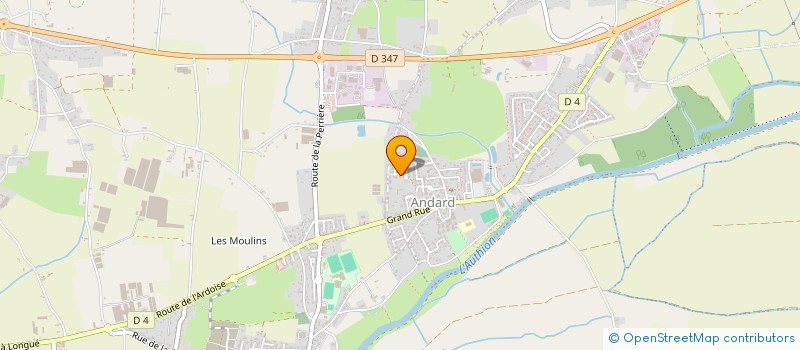 localisation de l'entreprise 2A3E  LOIRE-AUTHION